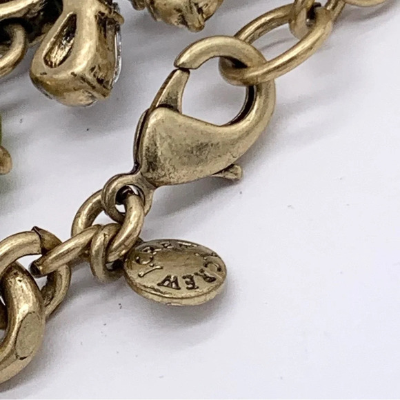 J. Crew Blue Green Jeweled Bracelet - Picture 4 of 4